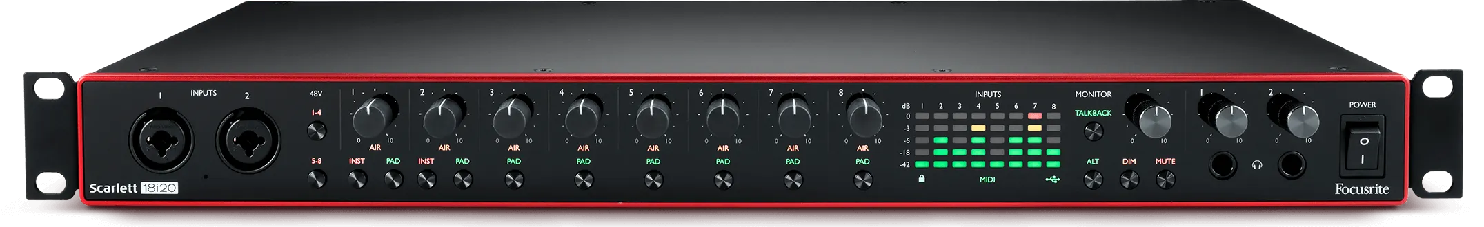Focusrite Scarlett 18i20 3rd Gen USB Audio Interface