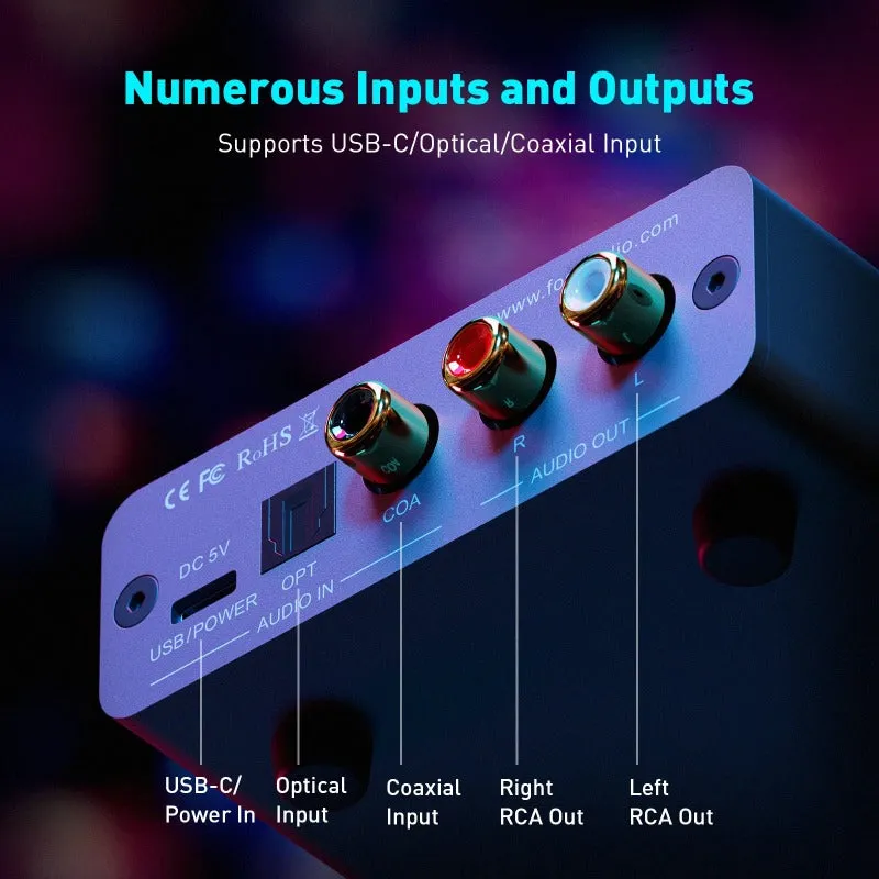 Fosi Audio K5 PRO Mini Stereo Gaming DAC & Headphone AMP