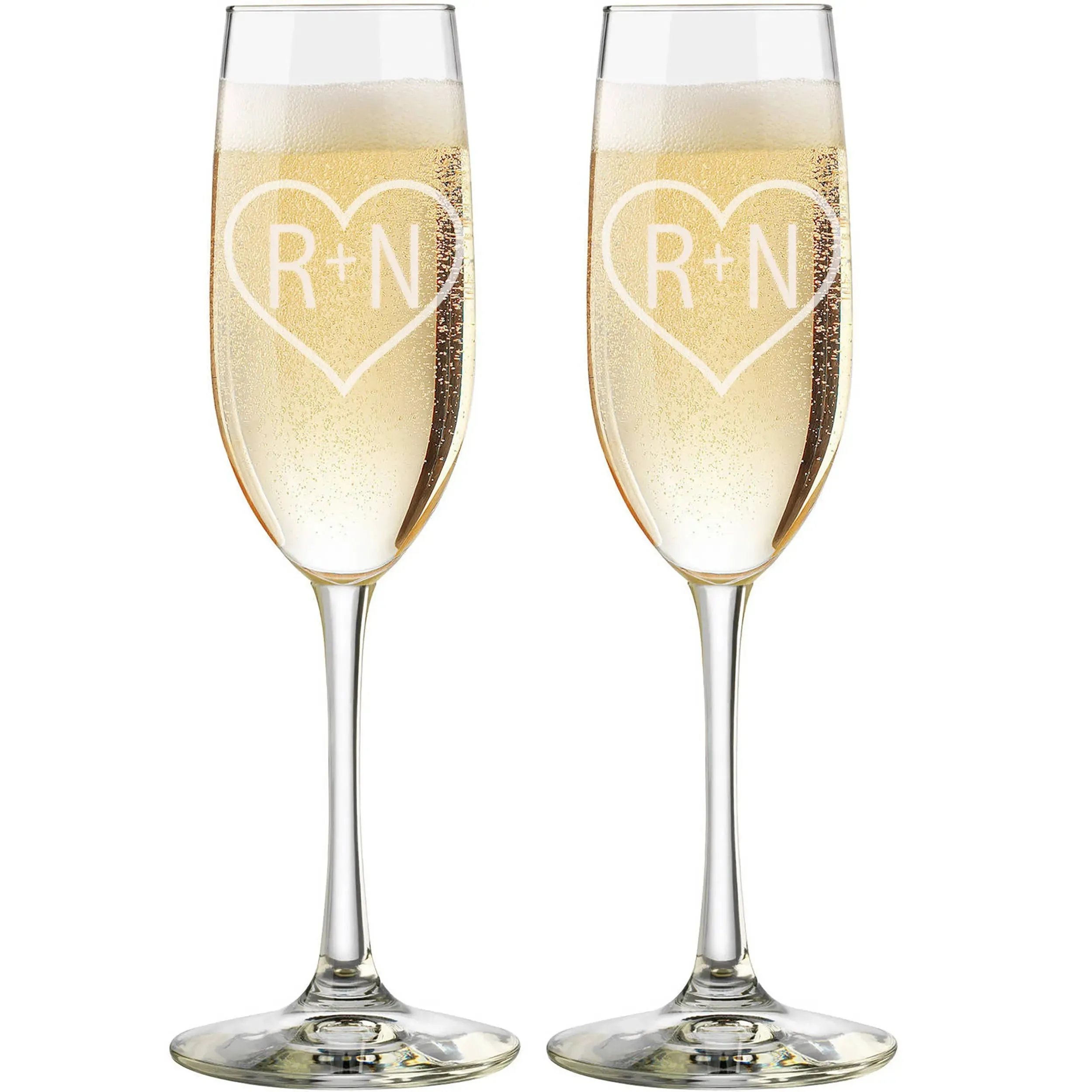 Funki Buys | Glasses | Champagne Flutes | Custom Mr. and Mrs.