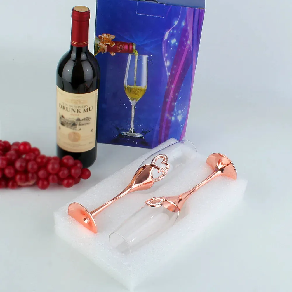 Funki Buys | Glasses | Wedding Champagne Glasses | Toast x 2