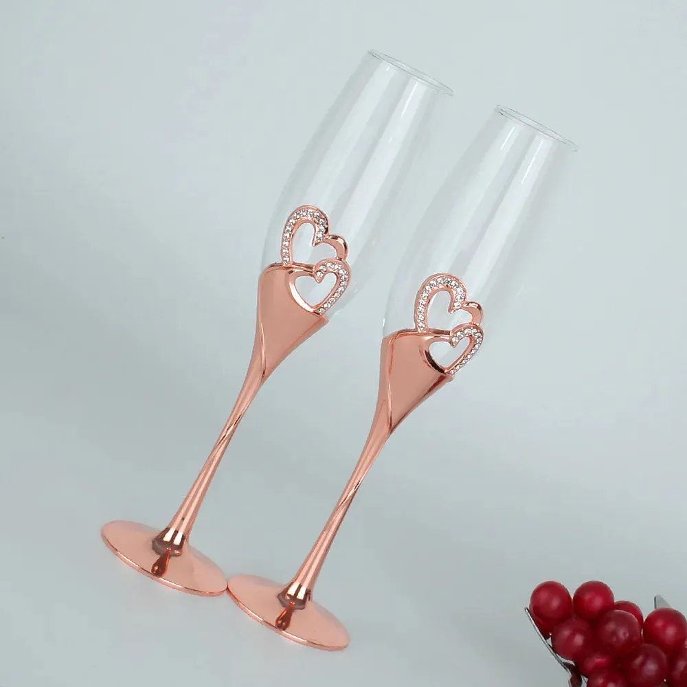 Funki Buys | Glasses | Wedding Champagne Glasses | Toast x 2
