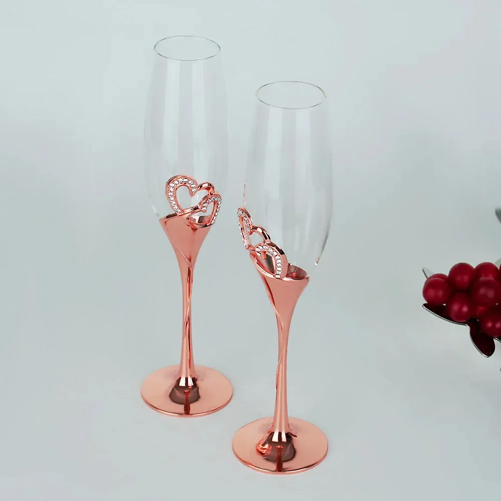 Funki Buys | Glasses | Wedding Champagne Glasses | Toast x 2