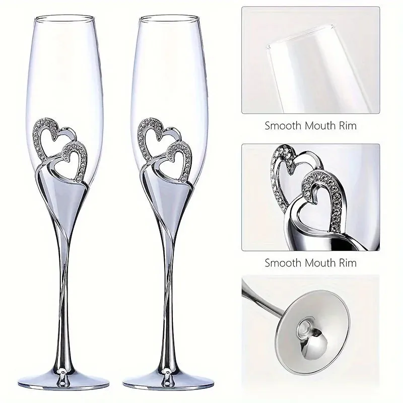 Funki Buys | Glasses | Wedding Champagne Glasses | Toast x 2