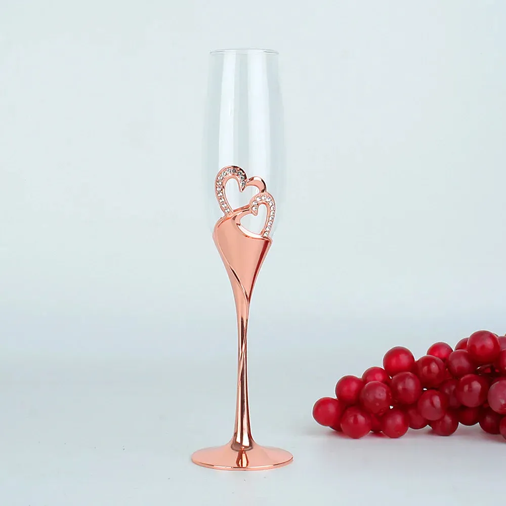 Funki Buys | Glasses | Wedding Champagne Glasses | Toast x 2