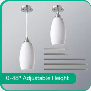 Handcrafted Art Glass Pendant Light Fixture-HHPL08E