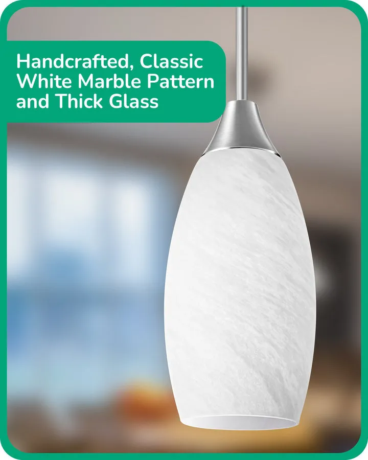 Handcrafted Art Glass Pendant Light Fixture-HHPL08E