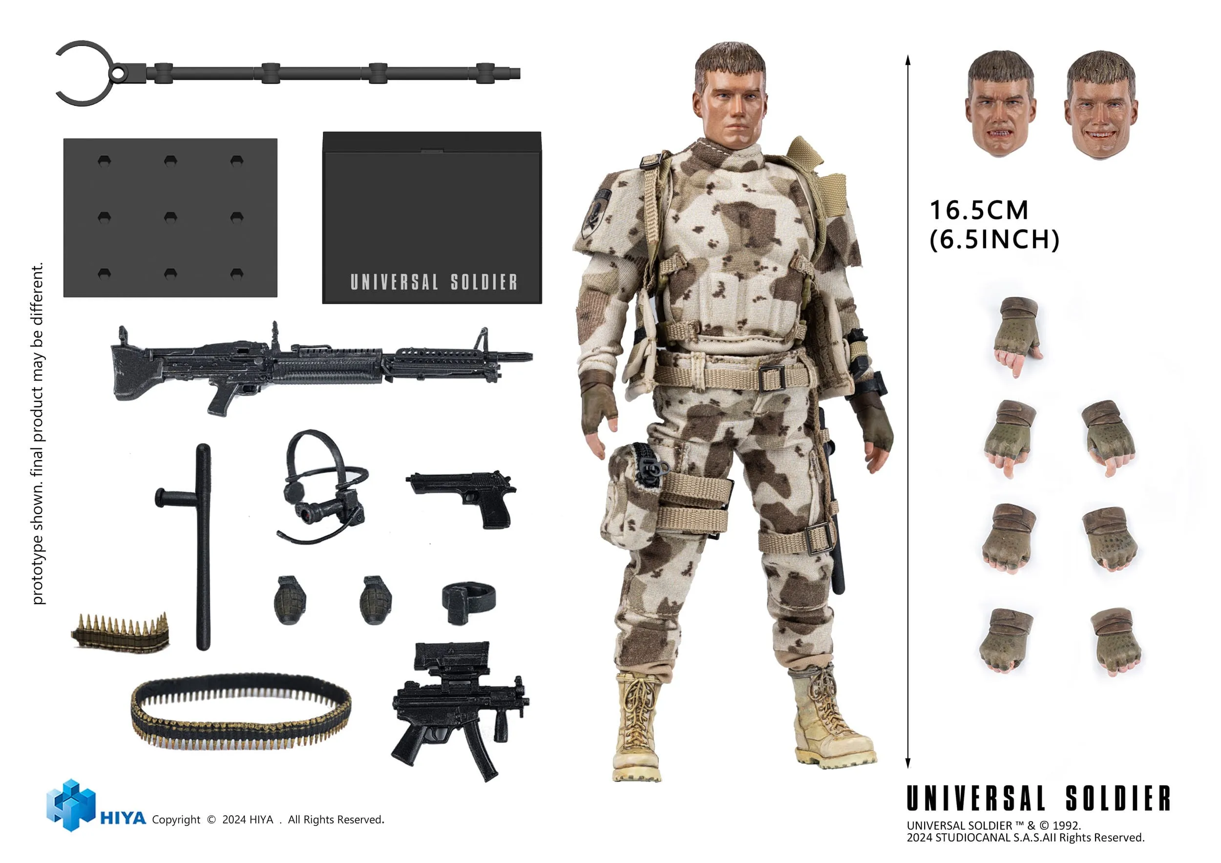 Hiya Toys Universal Soldier Exquisite Super Series Andrew Scott 1/12 Action Figure