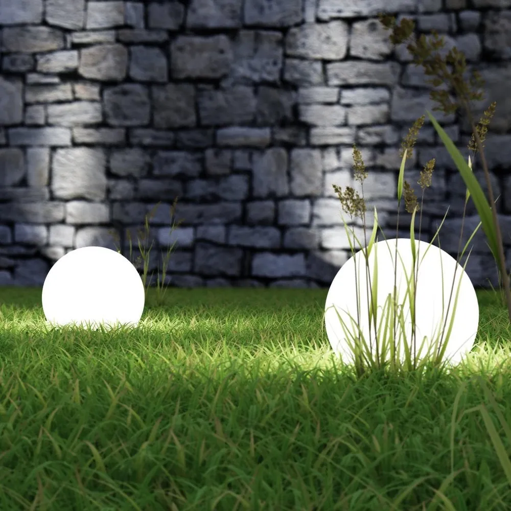HOMCOM Glowing LED Ball 30CM Colour Change with Rechargeable Battery