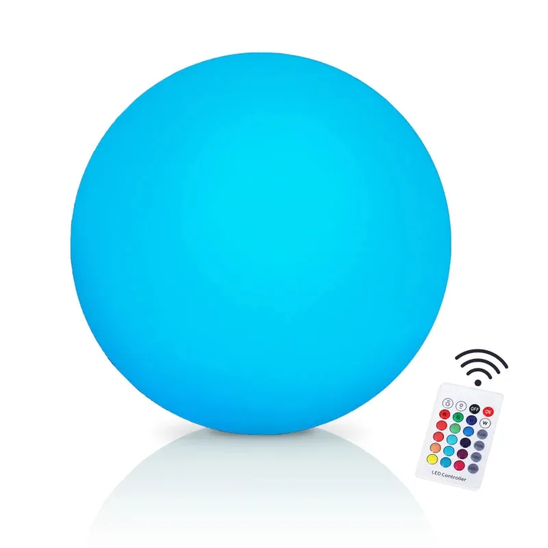HOMCOM Glowing LED Ball 35cm Colour Change with Rechargeable Battery