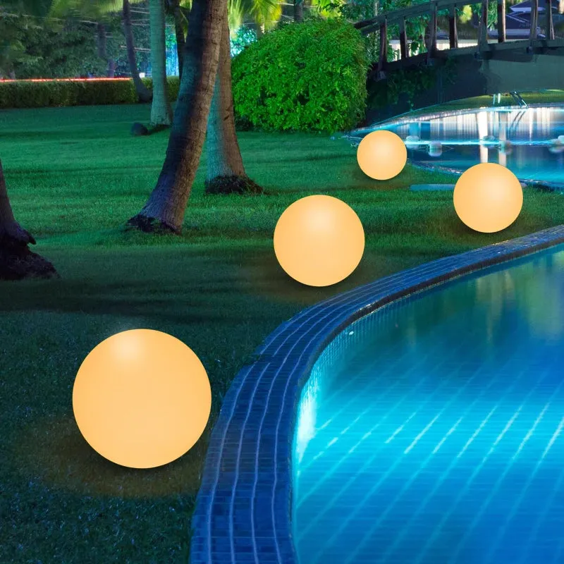 HOMCOM Glowing LED Ball 35cm Colour Change with Rechargeable Battery