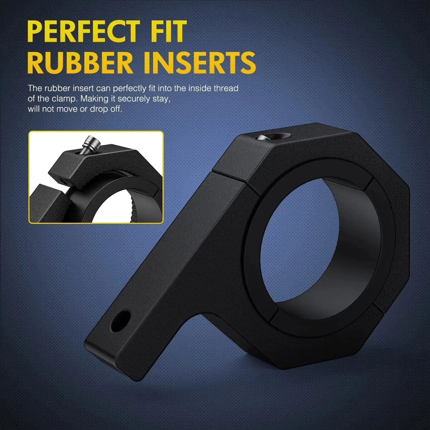 Horizontal Bar Clamp Mount Bracket Kits 2.135in-2.25in-2.375in-2.5in (Pair)
