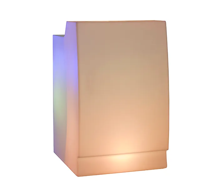 Illuminated bar with double height Sicilia 75