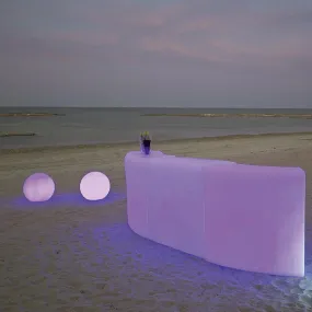 Illuminated curved bar Ibiza 120 cm.
