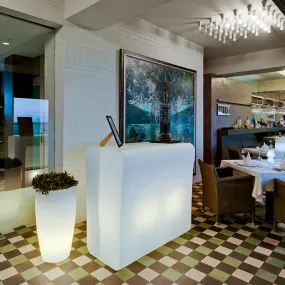 Illuminated straight bar Creta 120 cm.