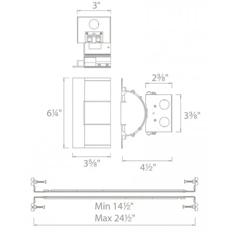 InvisiLED Indirect Recessed Channel Power Feed