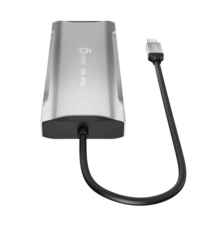 J5Create JCD397 4k60hz Elite USB-c Triple Mini Dock Compatible With USB4 Devices