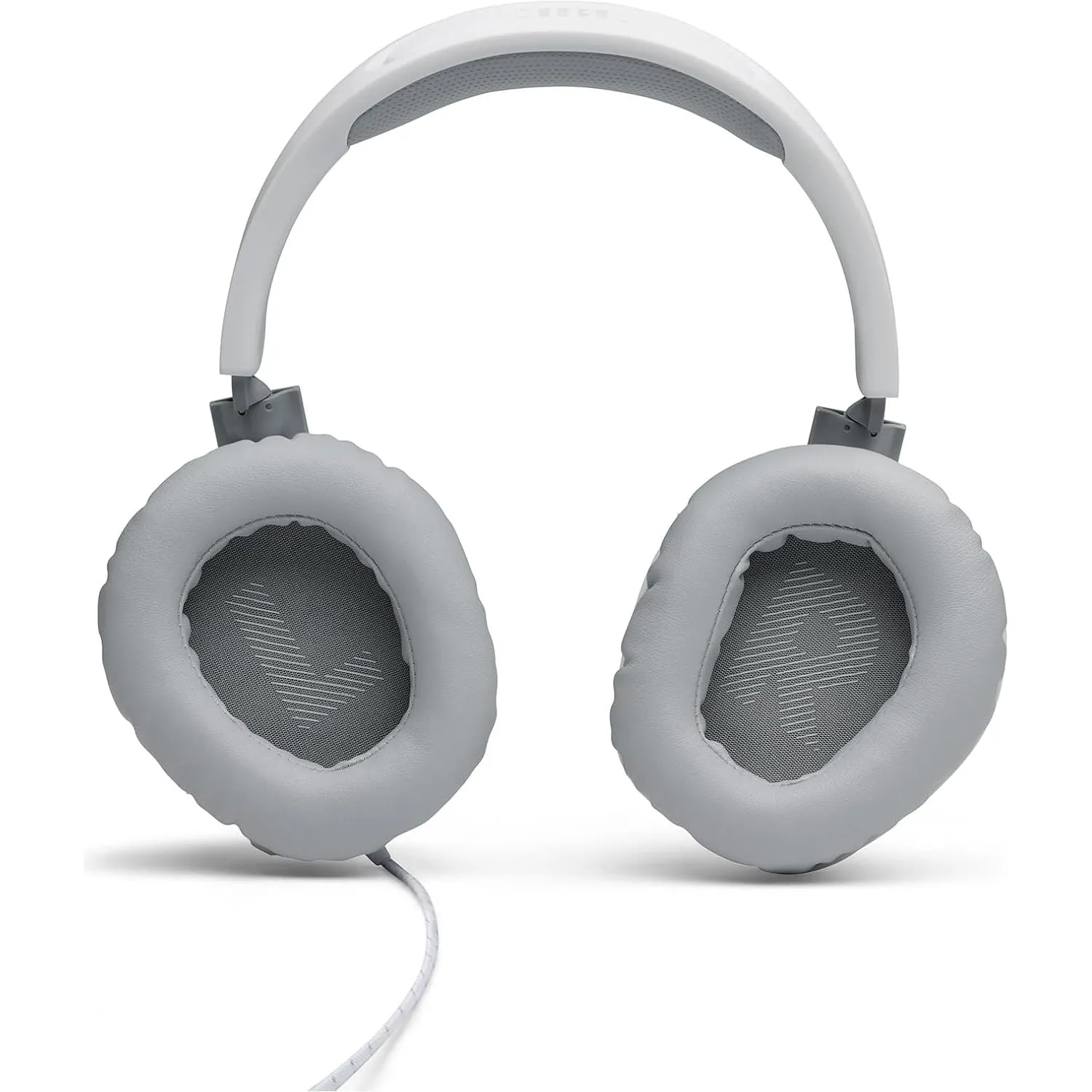 JBL Quantum 100 Wired Gaming Headset, Boom Mic, Multi-Platform Compatible - White
