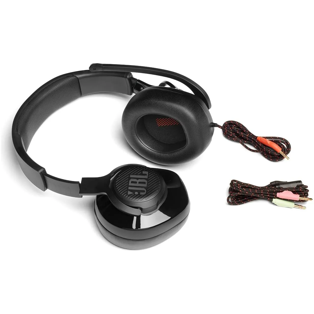 JBL Quantum 200 Wired Over-Ear Gaming Headset with Microphone, Multi-Platform, in Black