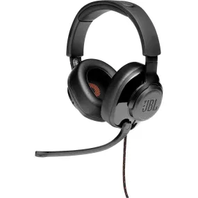 JBL Quantum 200 Wired Over-Ear Gaming Headset with Microphone, Multi-Platform, in Black