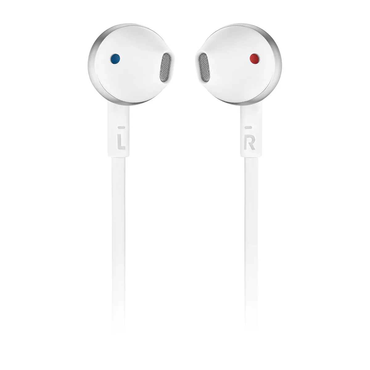 JBL Tune 205 Wired In-Ear Headphones - Chrome