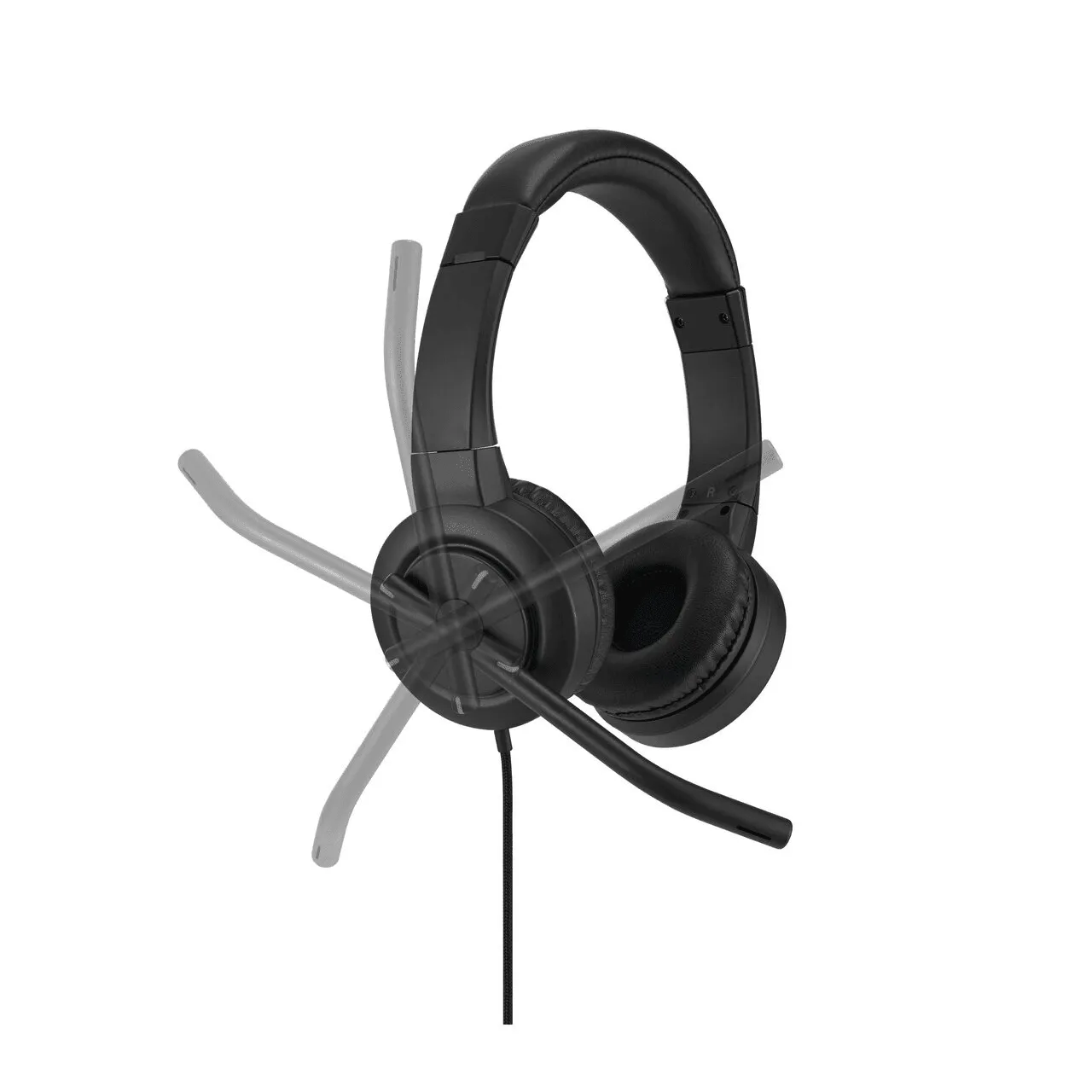 Kensington H1000 USB-C On-Ear Headset Headphones Black