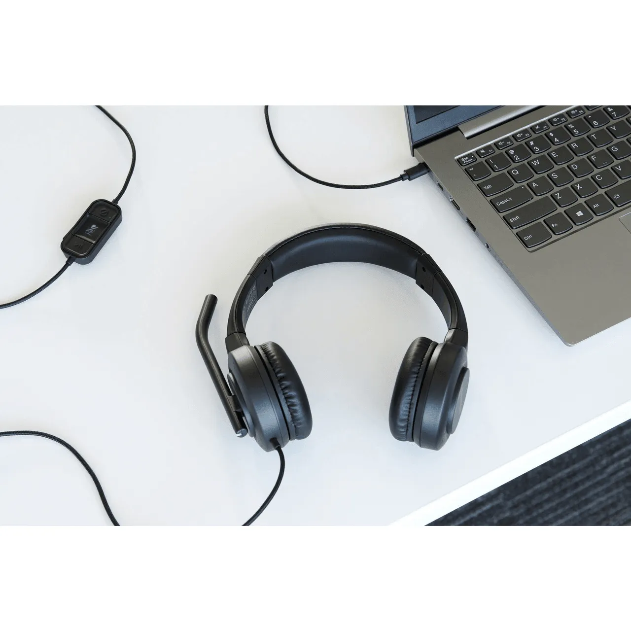 Kensington H1000 USB-C On-Ear Headset Headphones Black