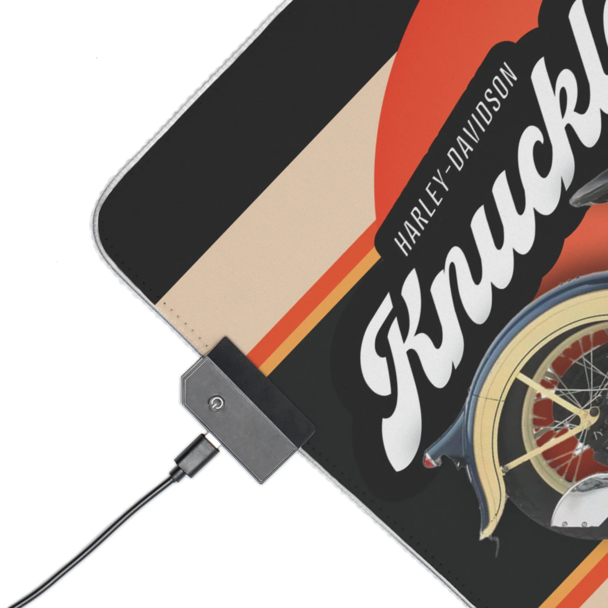 Knucklehead - LED Gaming Schreibtisch-Mauspad