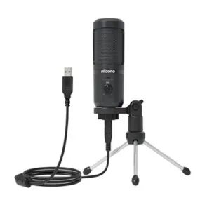 Maono Usb Gaming Microphone With Mic Gain Control With Tripod Desk Stand
