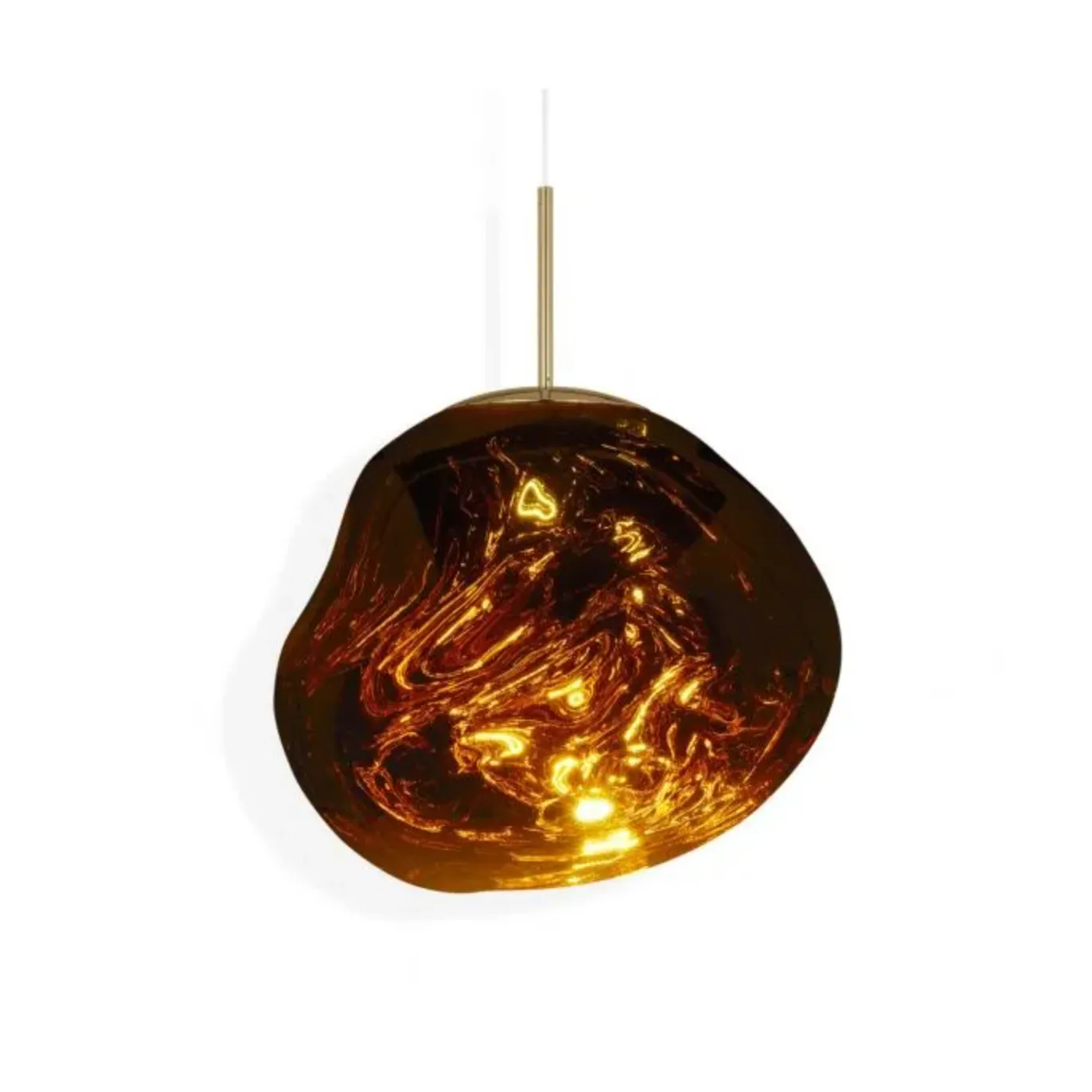 Melt Pendant, Gold, Large