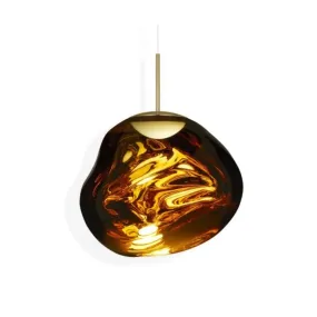 Melt Pendant, Gold, Large