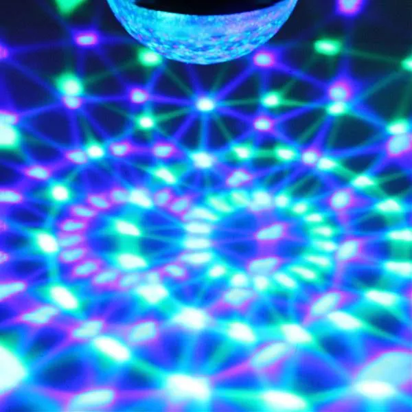 Mini RGB LED Light Crystal Magic Ball