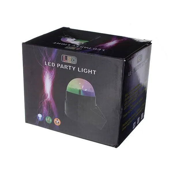 Mini RGB LED Light Crystal Magic Ball