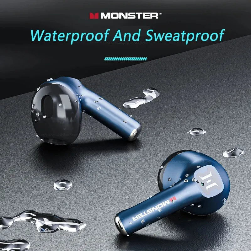 Monster TWS Bluetooth 5.2 Dual Mode Noise Reduction Waterproof Headset