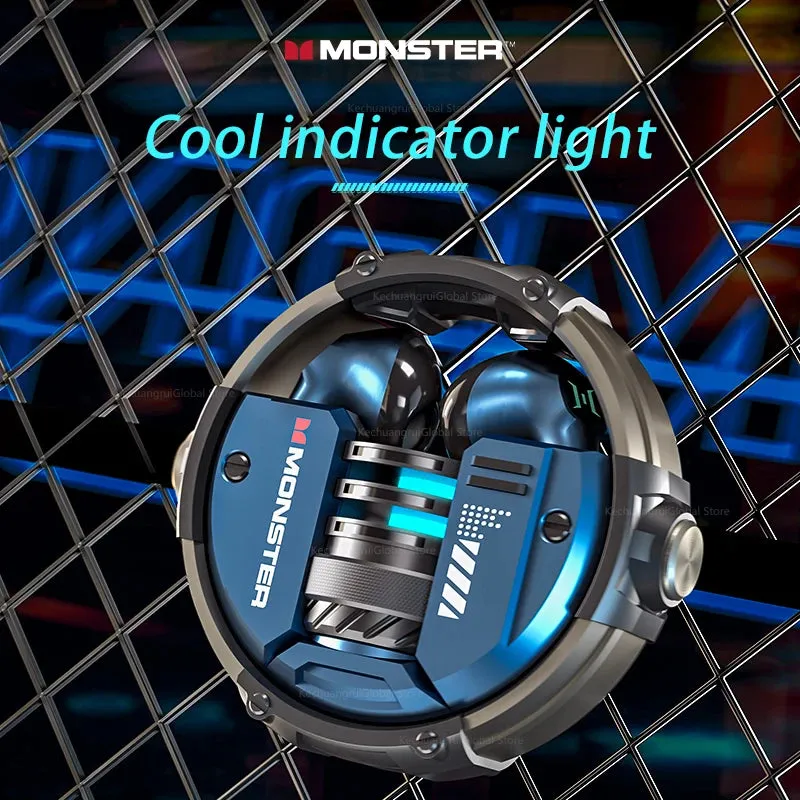 Monster TWS Bluetooth 5.2 Dual Mode Noise Reduction Waterproof Headset