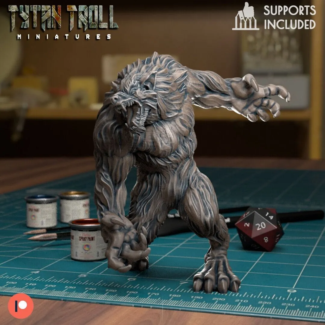 MONSTER - Werewolf Snarling Predator