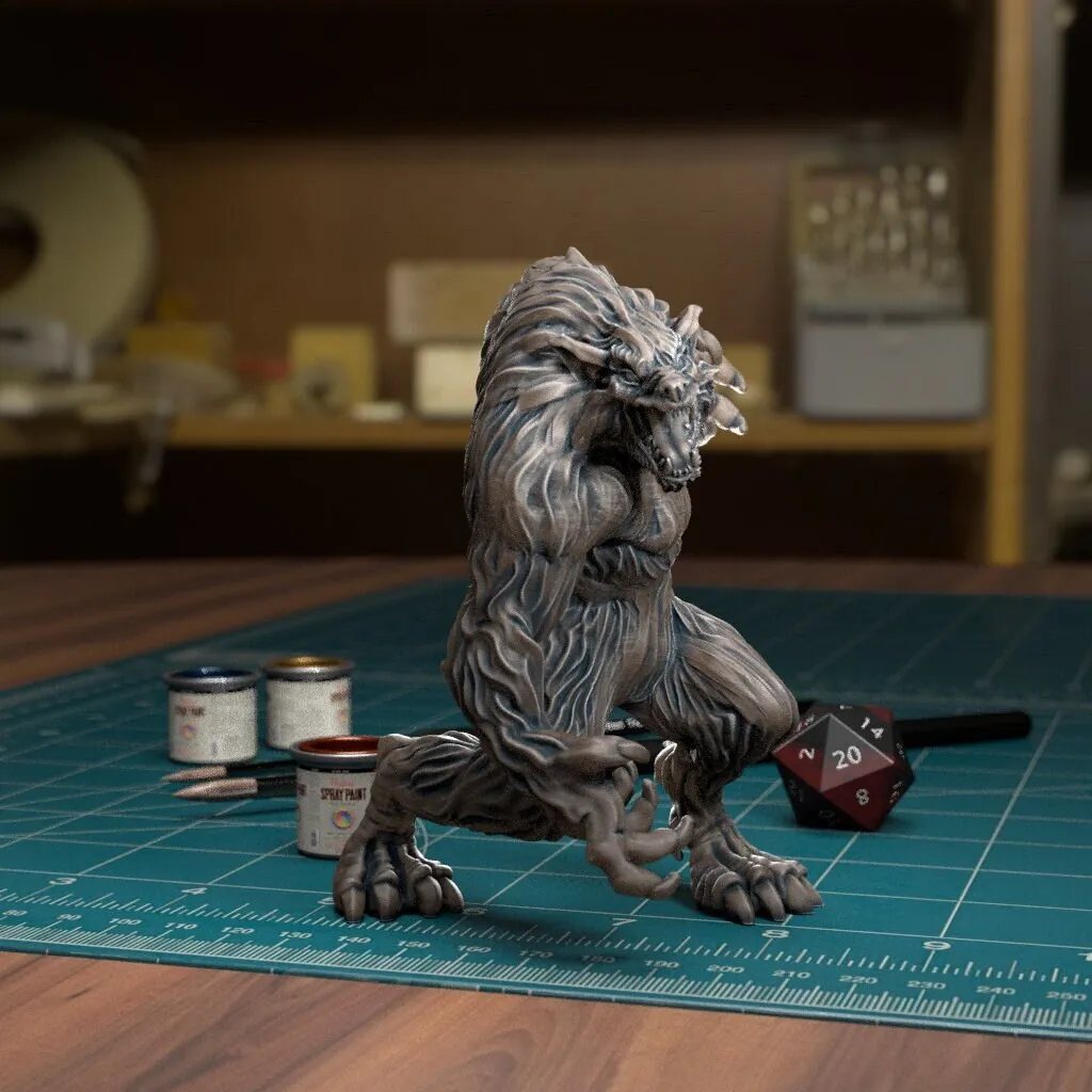 MONSTER - Werewolf Snarling Predator