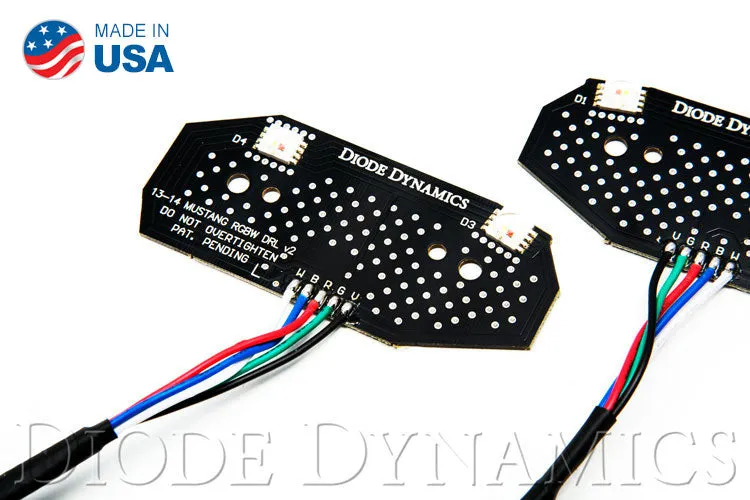 Mustang RGBW DRL LED Boards 13-14 Ford Mustang RGBW DRL LED Boards
