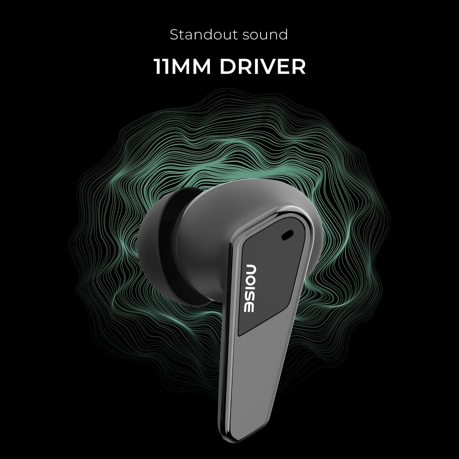Noise Buds N1 Pro in-Ear Truly Wireless Earbuds with Metallic Finish, ANC(Upto 30dB), 60H of Playtime, Dual Pairing, Instacharge(10 min=200 min), BT v5.3(Chrome Black)