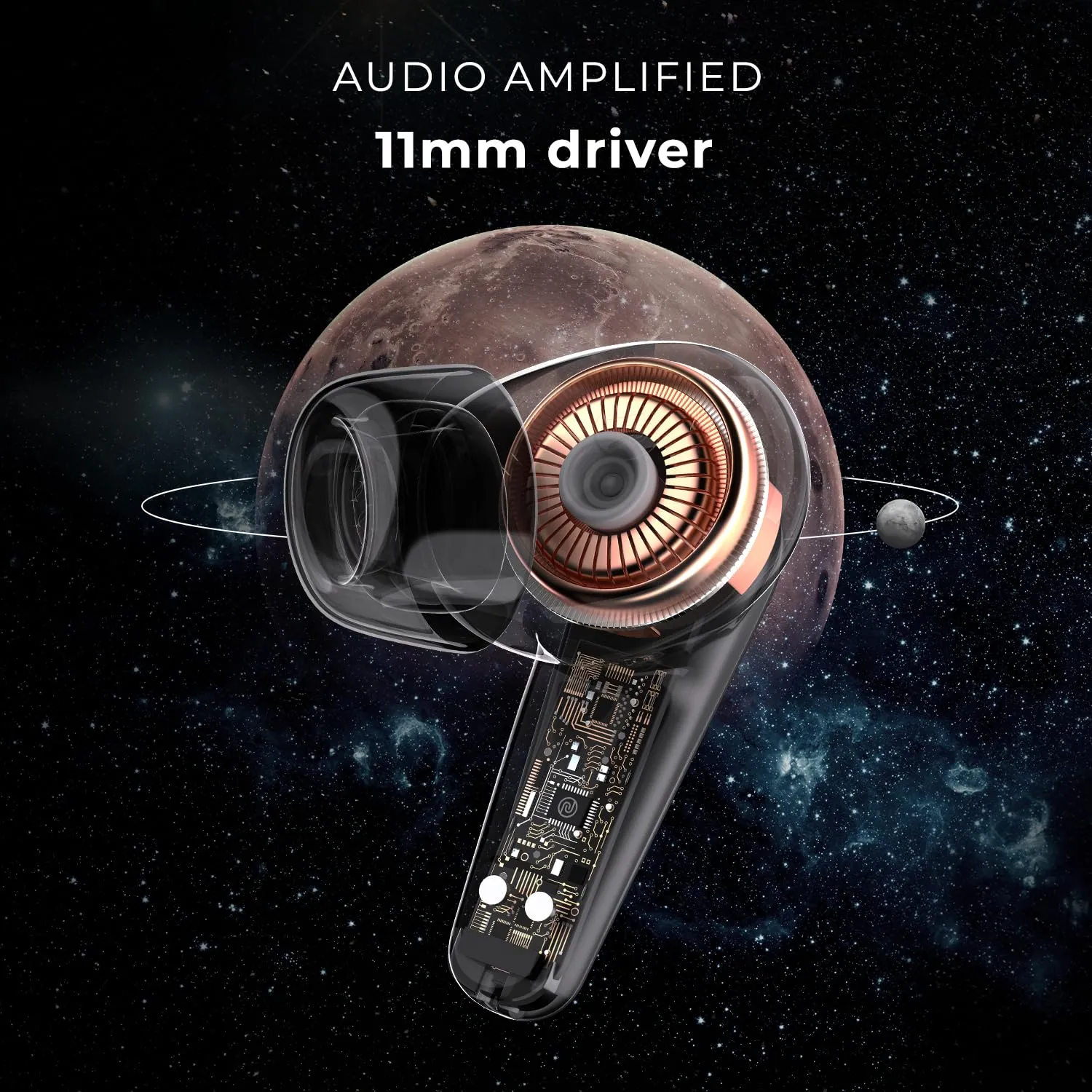 Noise Buds X Prime in-Ear Truly Wireless Earbuds with 120H of Playtime, Quad Mic with ENC, Instacharge(10 min=200 min),Premium Dual Tone Finish, 11mm Driver, BT v5.3(Silver Grey)