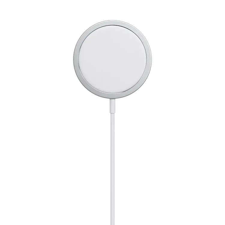 OJD-63 15W Aluminum Alloy Style Round Magsafe Magnetic Wireless Charger