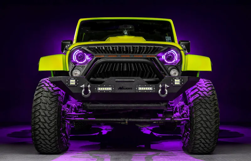 ORACLE Lighting 0718 Jeep Wrangler JK Oculus 7in ColorSHIFT BiLED Projector Headlights SEE WARRANTY