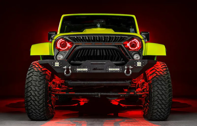 ORACLE Lighting 0718 Jeep Wrangler JK Oculus 7in ColorSHIFT BiLED Projector Headlights SEE WARRANTY