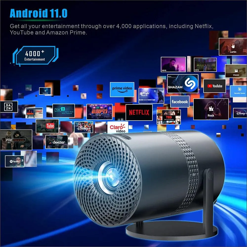 P300 Home Theater Projector, Freestyle Device for SAMSUNG, XiaoMi,