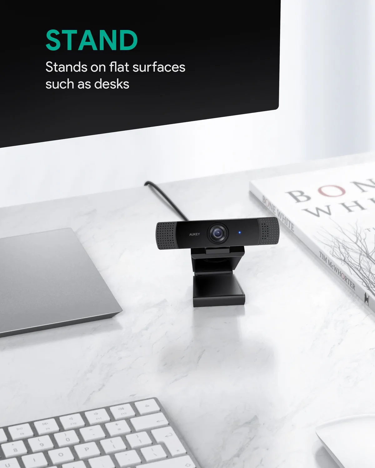 PC-LM1E Stream Series 1080P Dual-Mic Webcam