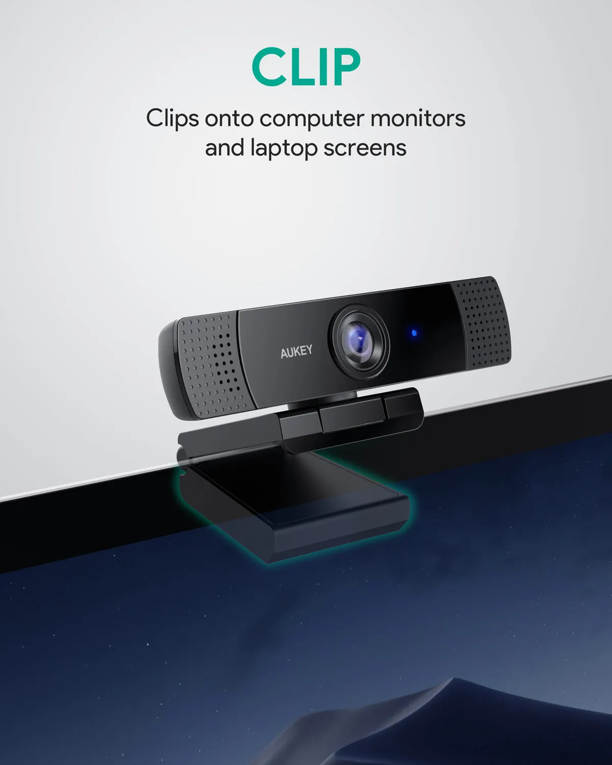 PC-LM1E Stream Series 1080P Dual-Mic Webcam