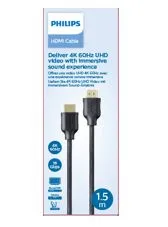 Philips 1.5M HDMI to HDMI 4K 60Hz UHD