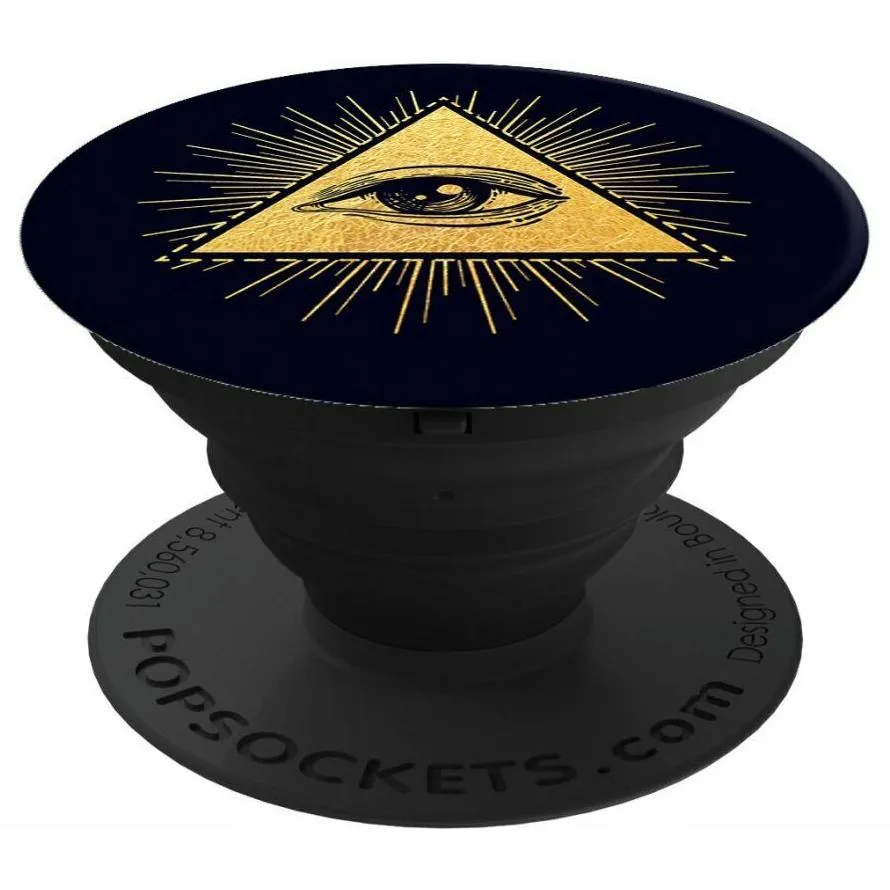 PopSockets Phone Grip PopSocket Universal Phone Holder Illuminati Eye