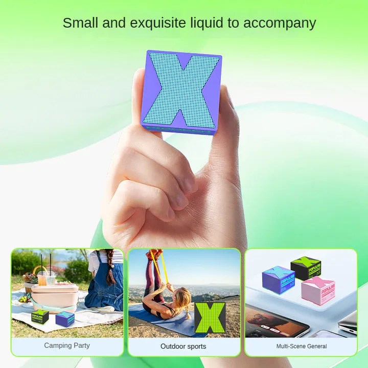 Portable Wireless Gaming Speaker with Mixed Colorful LED Lights – Multifunctional Bluetooth Speaker for Outdoor Parties and Music
