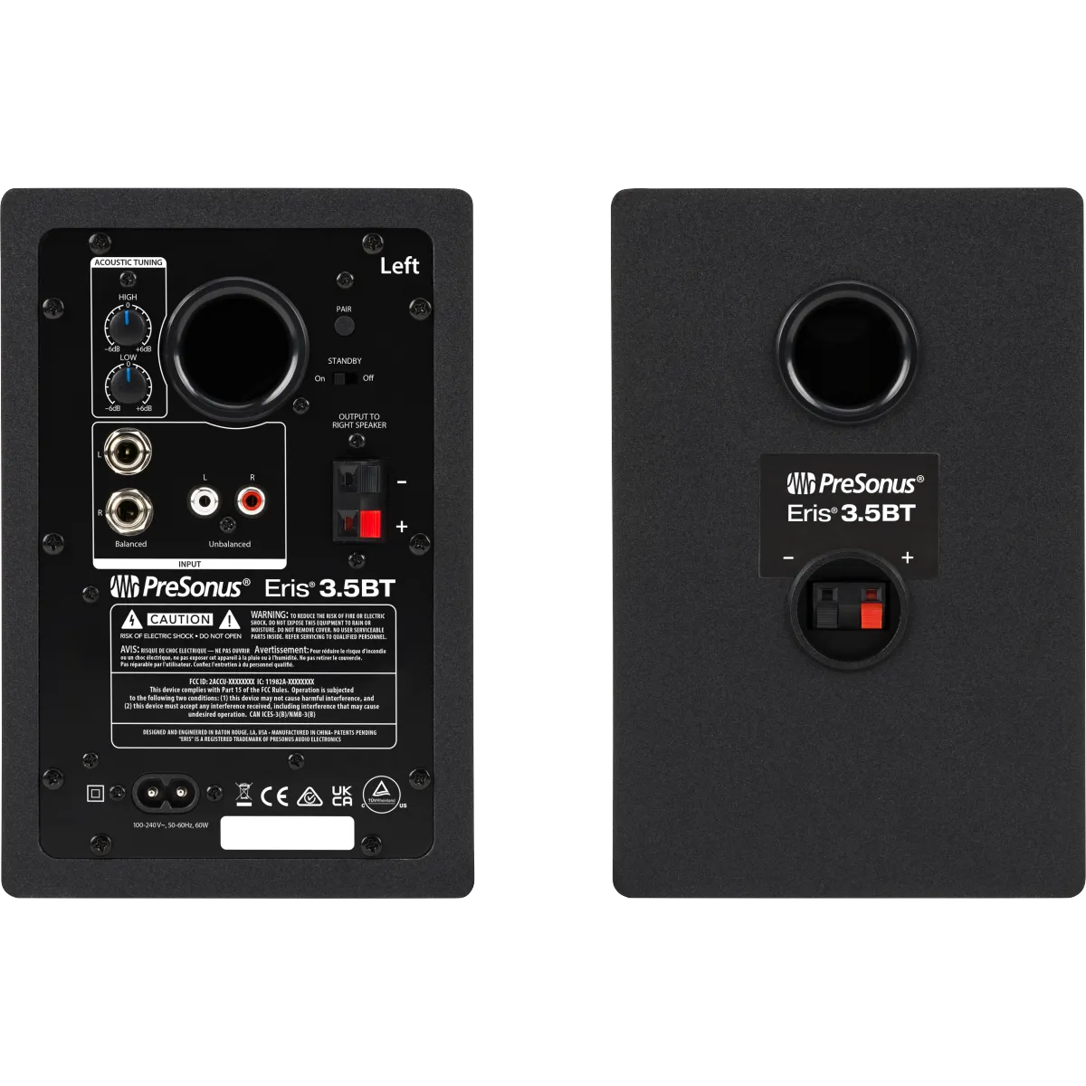 PreSonus 2777500122 Eris 3.5BT Studio Monitor w/ Bluetooth, Pair