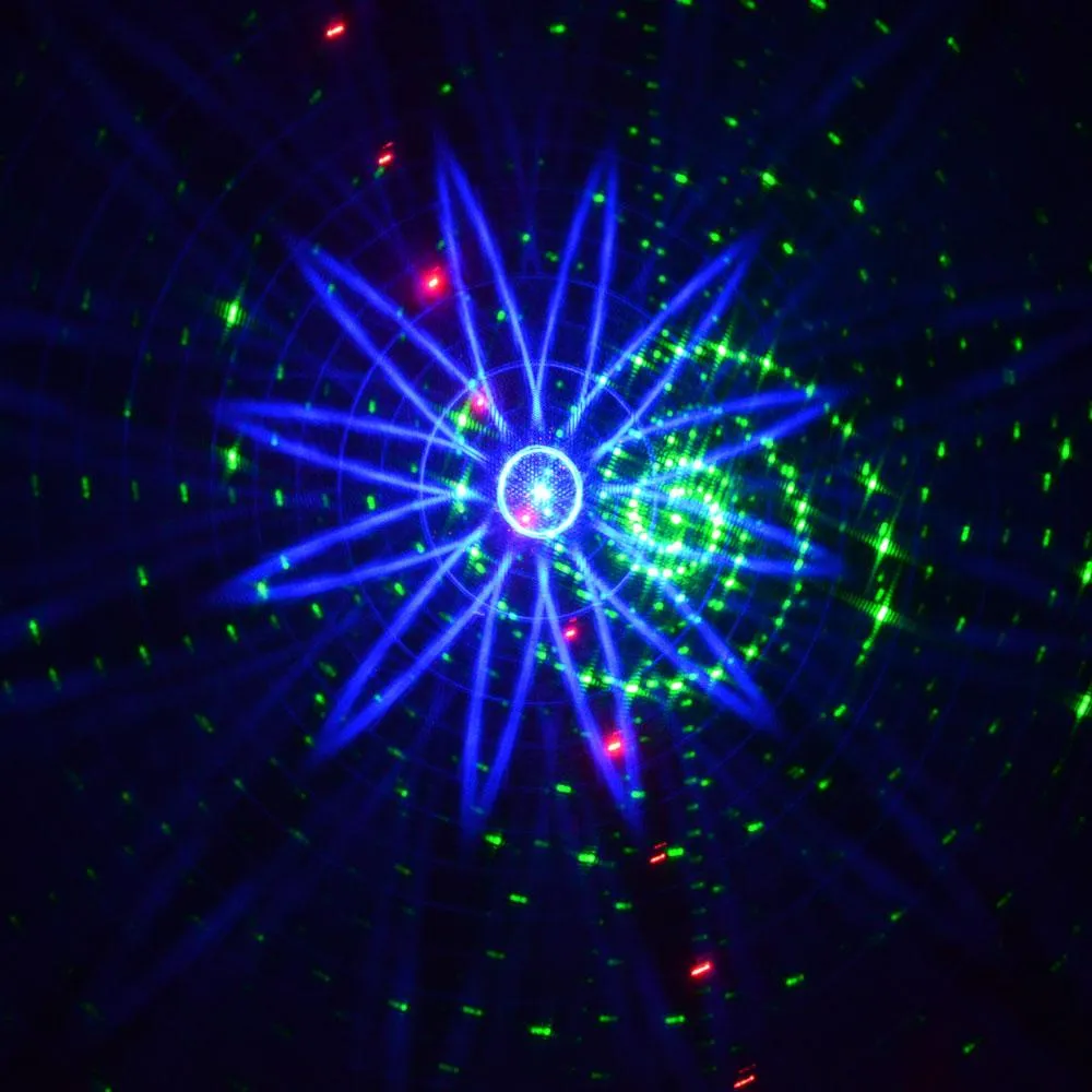 QS-1 10W Laser Light Projector Multicolour Lighting for Party Bars Stage Effect